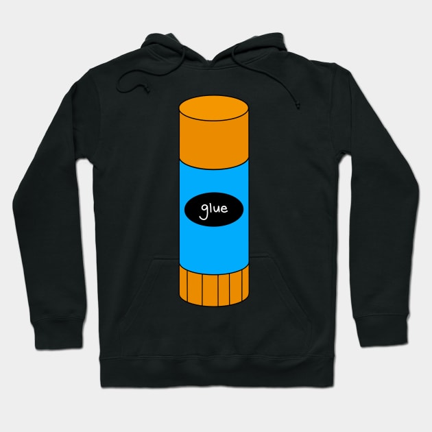 Glue Stick Clip Art Hoodie by Poohdlesdoodles